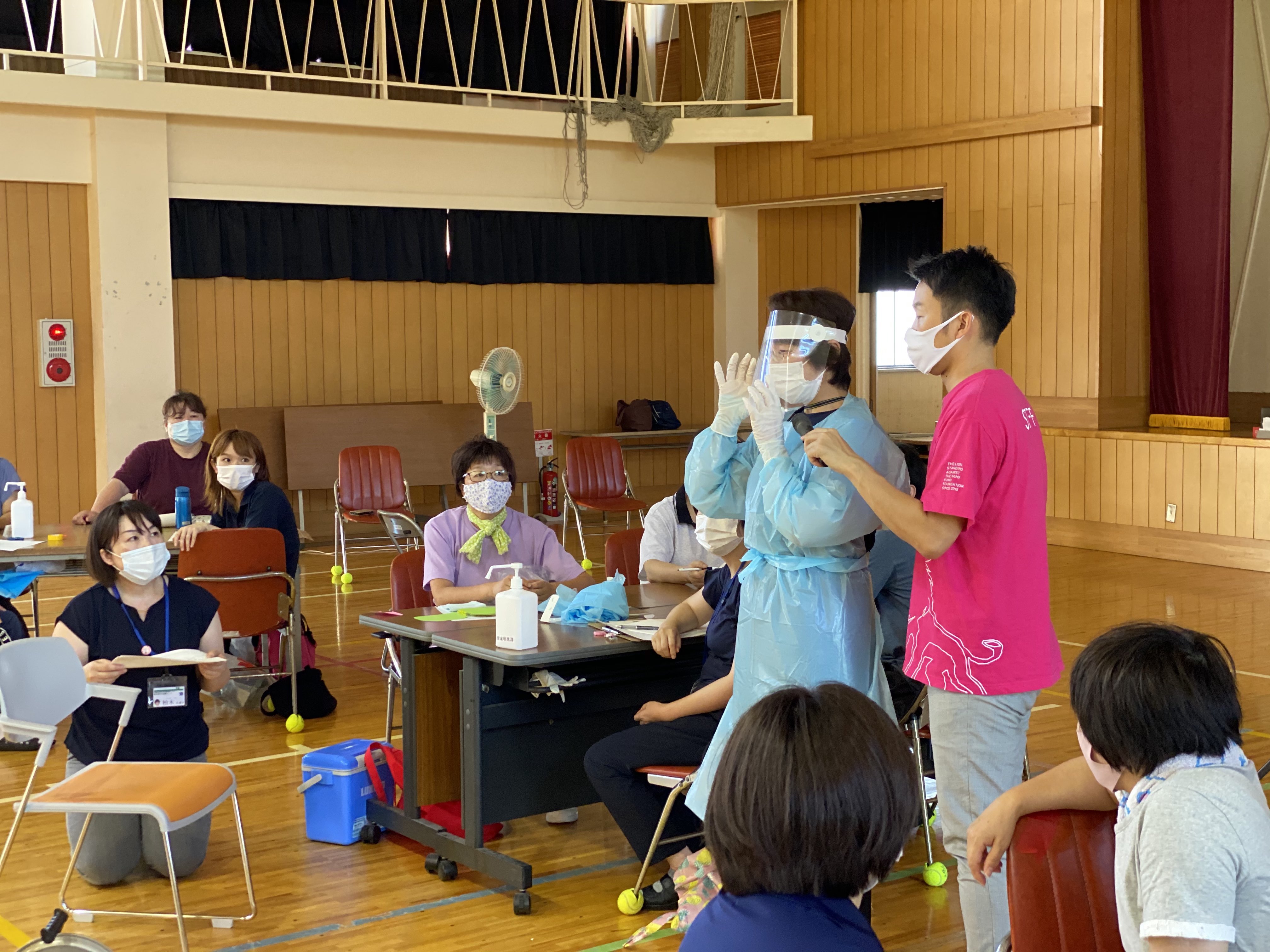 8月報告「ふんわりチャンポン大作戦」新型コロナウイルス感染症対策　風の緊急特別応援