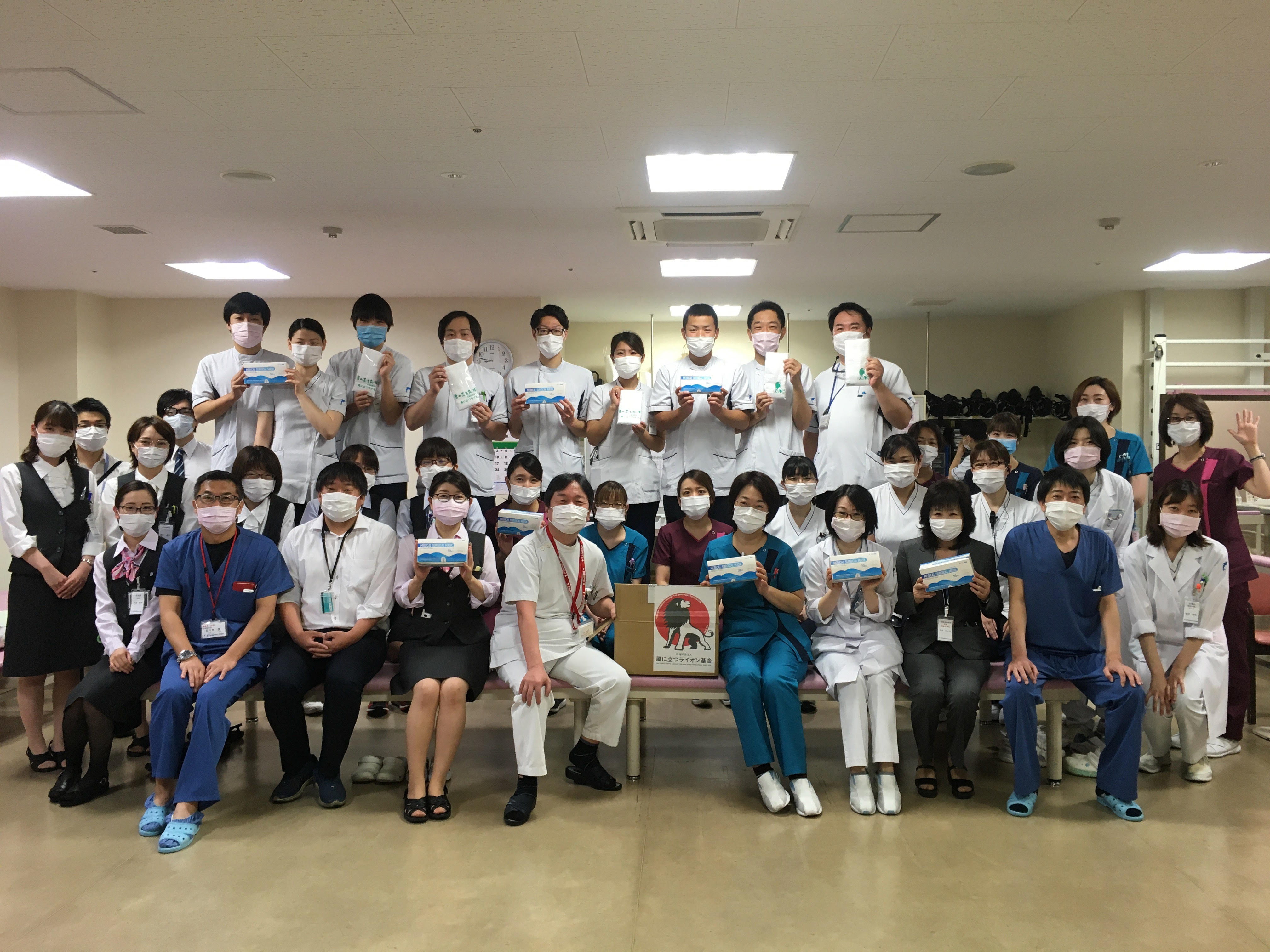 5月報告「感染防御物資支援」新型コロナウイルス感染症対策　風の緊急特別応援