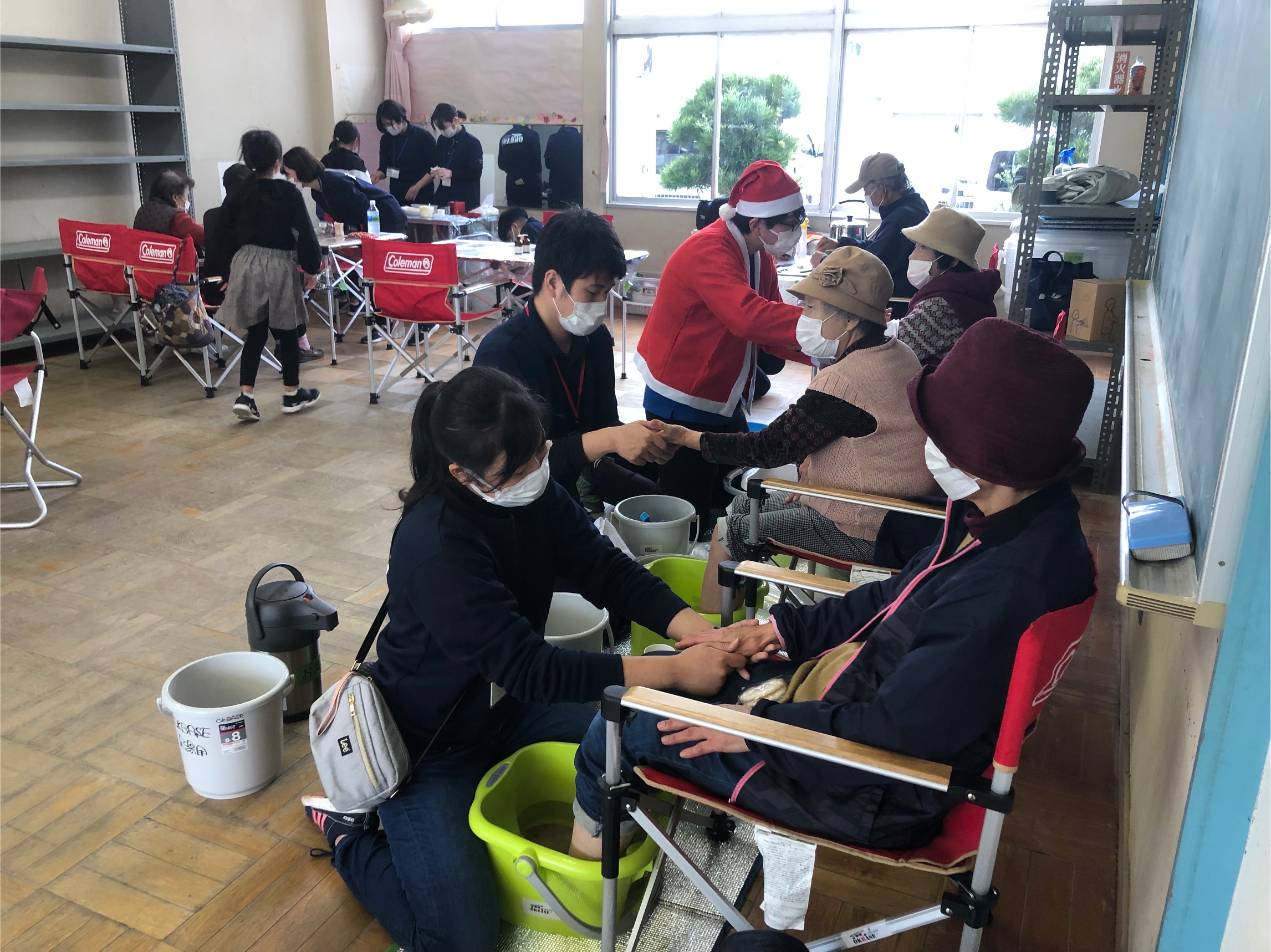 「令和3年8月大雨災害支援活動助成」ご報告⑤被災地支援チームOKBASE〜学生による被災地支援サロン活動・足湯プロジェクト〜